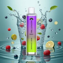 Hayati Pro Max 4000 Böffe Eldobható E-szigaret 1400mAh Akkumulátorral – Bogyós Limonádé Kristály Megjelenés