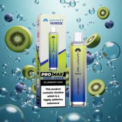 Hayati Pro Max 4000 Puff Eldobható E-Cigi Kékáfonya-Pitaya Ízű 1400mAh Akkumulátorral