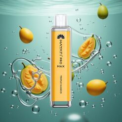 Hayati Pro Max 4000 Puff Eldobható E-cigaretta Hármas Mango - 1400mAh, Kristály Megjelenésű