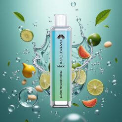 Hayati Pro Max 4000 Puffs Eldobható E-cigaretta Friss Mentolos Mojito 1400mAh