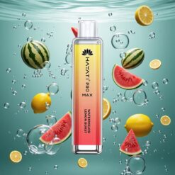 Hayati Pro Max 4000 Puffs Eldobható E-cigaretta Görögdinnye Citromrobbanás Íz, 1400mAh erős akkumulátorral