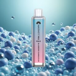 Hayati Pro Max 4000 Puffs Eldobható E-cigaretta Kékáfonya Rágógumi Íz 1400mAh Akkumulátorral