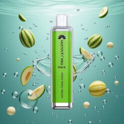 Hayati Pro Max 4000 Puffs Eldobható E-cigaretta Mogu Mogu Dinnye és Hayati Pro Max 4000 Puffs Eldobható E-cigaretta 1400mAh Nagy Teljesítményű Akkumulátorral