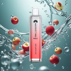 Hayati Pro Max 4000 Puffs Eldobható E-cigaretta Vörös Alma Jég 1400mAh