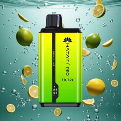 Hayati Pro Ultra 15000 Puffs 24ml Elszívható E-Cigi Citrom és Menta Ízű