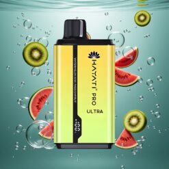 Hayati Pro Ultra 15000 Puffs Eldobható E-Cigi 2 12ml E-Liquid Görögdinnye-Kiwi-Passiogyümölcs Íz