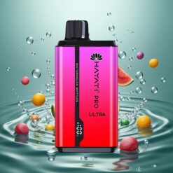 Hayati Pro Ultra 15000 Puffs Eldobható E-Cigi 2 12ml E-Liquid Görögdinnye Skittles Ízű