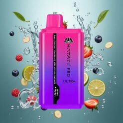 Hayati Pro Ultra 15000 Puffs Eldobható E-Cigi 2 12ml E-Liquid Kapacitás Feketeribizlimonádé Eperlimonádé