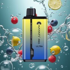 Hayati Pro Ultra 15000 Puffs Eldobható E-Cigi Áfonya Málna Citrom 2 12ml E-Liquid