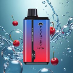 Hayati Pro Ultra 15000 Puffs Eldobható E-cigaretta Kék Málna-Cseresznye, 49 Íz