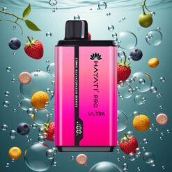 Hayati Pro Ultra 15000 Puffs Elszívható E-cigaretta Eper Guava 49 Ízesítés