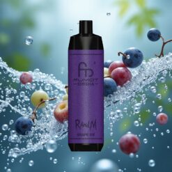 RandM Fumot Shisha 10000 Puffs Eldobható E-cigaretta 18ml előre töltött e-lékkel Jégbor Íz