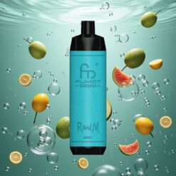 RandM Fumot Shisha 10000 Puffs Eldobható E-cigaretta Menta – 18ml Előre Töltött E-liquid