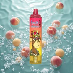 RandM Fumot Tornado 15000 Puffs Eldobható E-cigaretta Barack Jég, 25ml Folyadékkapacitással