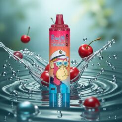 RandM Fumot Tornado 15000 Puffs Eldobható E-cigaretta Cseresznye 25ml Folyadékkapacitással