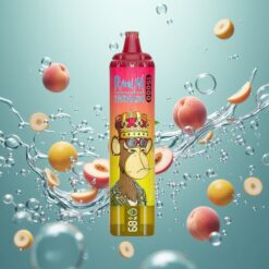 RandM Fumot Tornado 15000 Puffs Eldobható E-cigaretta Jéghideg Őszibarack 25ml Folyadékkapacitással