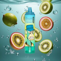 RandM Fumot Tornado 15000 Puffs Eldobható E-cigaretta Kivi Passiógyümölcs Guava 25ml Folyadékkapacitással