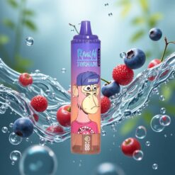 RandM Fumot Tornado 15000 Puffs Eldobható E-cigaretta Áfonya-Cseresznye-Áfonya 25ml Folyadékkapacitással