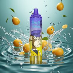 RandM Fumot Tornado 15000 Puffs LCD Képernyős Eldobható E-cigaretta Mango Jégen