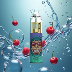 RandM Fumot Tornado 7000 Eldobható E-cigaretta Kék Málna-Cseresznye Íz, 14 ML E-liquiddel