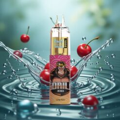 RandM Fumot Tornado 7000 Puffs Egyszerhasználatos E-cigaretta Cseresznye, 14 ML E-liquiddel és Légbeállítással