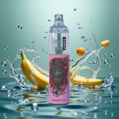 RandM Fumot Tornado 7000 Puffs Eldobható E-cigaretta Banán Jég, 14 ML E-liquid, Légnyomás-Szabályozható