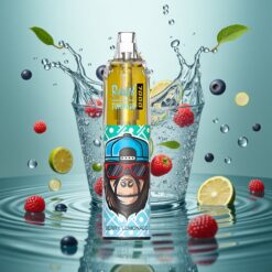 RandM Fumot Tornado 7000 Puffs Eldobható E-cigaretta Bogyós Limonádé 14 ML E-liquid-lel