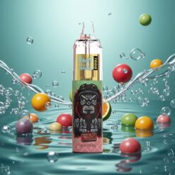 RandM Fumot Tornado 7000 Puffs Eldobható E-cigaretta Skittles Ízű, 14 ML E-liquiddel, Légáramlat-Szabályozó