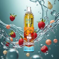 RandM Fumot Tornado 7000 Puffs Eldobható E-cigaretta Vörös Energia Jég 850 MAH Akkumulátorral