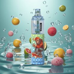 RandM Fumot Tornado 7000 Puffs Eldobható E-cigaretta Vattacukor, 14 ML E-liquiddel, Mesh Coil, Type-C Port