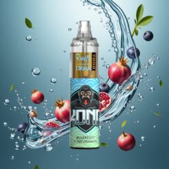 RandM Fumot Tornado 7000 Puffs Eldobható E-cigaretta Áfonya-Granátalma 850 MAH Akkumulátorral