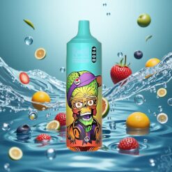 RandM Fumot Tornado 9000 Puffs Egyhasználatos E-cigaretta Kék Jéges (54 Ízvariáció, 18 mL E-liquid Tartalom)