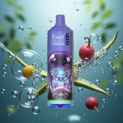 RandM Fumot Tornado 9000 Puffs Eldobható E-cigaretta Aloe Grép és RandM Tornado 9000 Puffs 850 mAh Újratölthető Akkumulátor