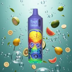 RandM Fumot Tornado 9000 Puffs Eldobható E-cigaretta Hűvös Menta 54 Ízvariációval