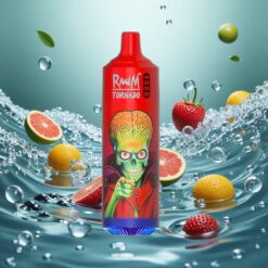 RandM Fumot Tornado 9000 Puffs Lush Ice (Jégpárna) Mesh Coil Elektromos Cigitaretta 18 mL E-liquid Kapacitással